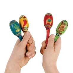 Mini Wooden Maracas 5" (EACH)