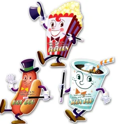 Movie Night Cutouts 16" (3 PACK)