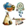 Native American Cutouts 13"-16" (4 PACK)