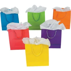 Neon Gift Bag Assortment 9" (DZ)