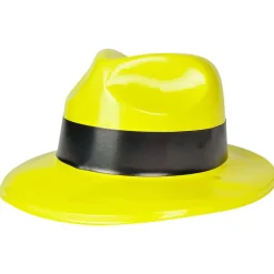 Neon Plastic Fedora Assortment (DZ)