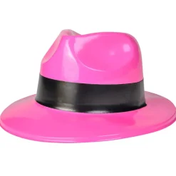 Neon Plastic Fedora Assortment (DZ)