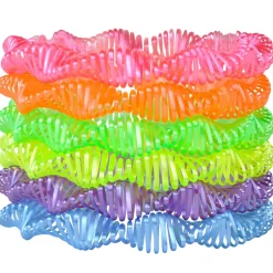 Neon Twist Coil Spring Bracelet Assortment (DZ)