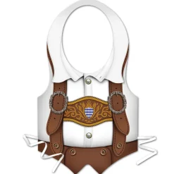 Oktoberfest Bavarian Style Plastic Vest (EACH)