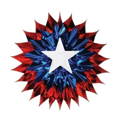 Patriotic Fan Burst 15" (EACH)