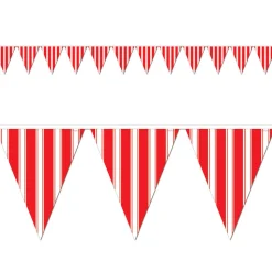 Pennant Banner - Striped 12' (EACH)