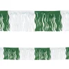Pennant - Fringed Green and White 60' (EACH)