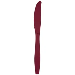 Plastic Knives - Burgundy (24 PACK)