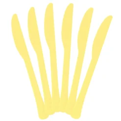 Plastic Knives - Light Yellow (20 PACK)