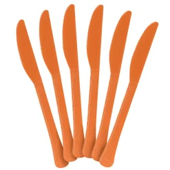 Plastic Knives - Orange (20 PACK)