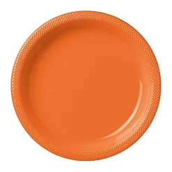 Plastic Plates - Orange 9" (20 PACK)