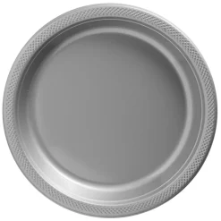 Plastic Plates - Silver 10.25" (20 PACK)