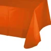 Plastic Table Cover - Orange 54" x 108" (EACH)