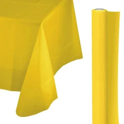 Plastic Table Cover Roll - Yellow 40" x 100' (EACH)