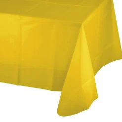 Plastic Table Cover - Yellow 54" x 108" (EACH)