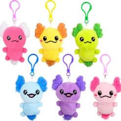 Plush Axolotl Clip On Assortment 3.5" (DZ)