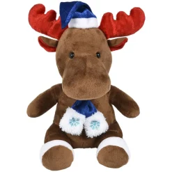 Plush Christmas Character With Scarf Assorted 8