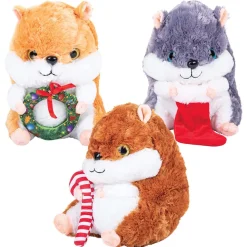Plush Christmas Hamster Assorted 13
