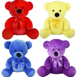 Plush Crayon Bear Assorted 19" (EACH)