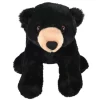 Plush Eco Pounce Pal Black Bear 8" (EACH)