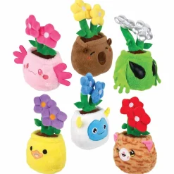 Plush Flower Animal Assorted 10" (EACH)