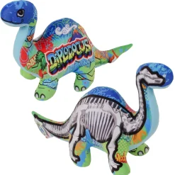 Plush Graffiti Diplodocus Dinosaur 15" (EACH)