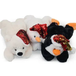Plush Jumbo Holiday With Sequins Assorted 25" (EACH)