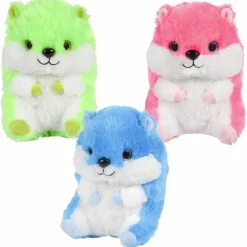 Plush Neon Hamster Assorted 8.5