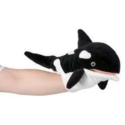 Plush Ocean Safe Orca Puppet 15
