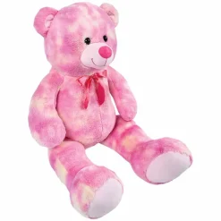 Plush Pink Tie Dye Bear 36" (EACH)