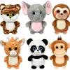 Plush Plump Pal Jungle Animal Assorted 14" (EACH)