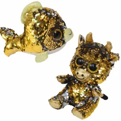 Plush Shiny Sequin Animals Assorted 6" (EACH)