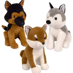 Plush Sitting Dog Assorted 19