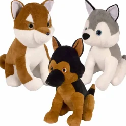 Plush Sitting Dog Assorted 32