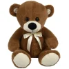 Plush Sitting Mink Bear Assorted 12" (EACH)