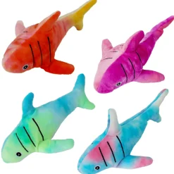 Plush Tie Dye Shark Assortment 8" (DZ)