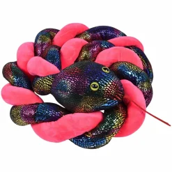 Plush Twisted Snake Assorted 68" (EACH)