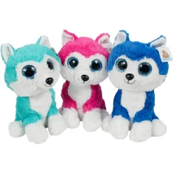 Plush Wild Husky Assorted 10" (EACH)