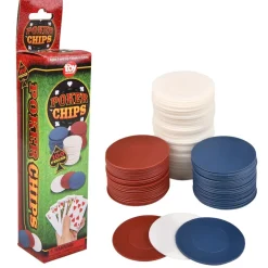 Poker Chips 100 Piece Box (EACH)