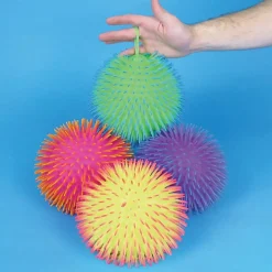 Pom Pom Two-Tone Puffer Ball Assorted 9" (EACH)