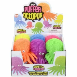 Puffer Octopus Assortment 4" (DZ)