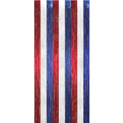Red White and Blue Mylar Curtain 8' x 3' (EACH)