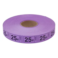 Roll Tickets - 25 Cent - Purple 2000 Roll (EACH)