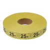Roll Tickets - 25 Cent - Yellow 2000 Roll (EACH)