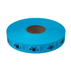 Roll Tickets - Clown - Blue 2000 Roll (EACH)