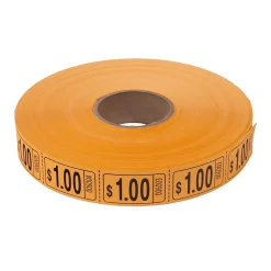 Roll Tickets - Dollar - Orange 2000 Roll (EACH)