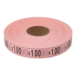 Roll Tickets - Dollar - Pink 2000 Roll (EACH)