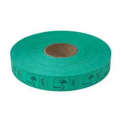 Roll Tickets - Eagle - Green 2000 Roll (EACH)