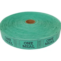 Roll Tickets - Meal - Green 2000 Roll (EACH)