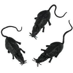 Rubber Mice Assorted 3" (DZ)
